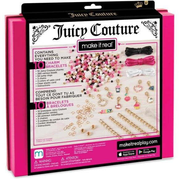 Juicy Couture Pink and Precious Bracelets - DIY Charm Bracelet - Picture 4 of 6